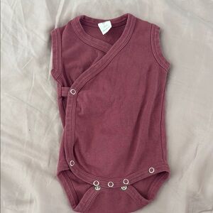 kate quinn Burgundy Sleeveless Bodysuit